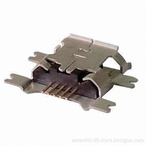 USB Connector, USB2.0 Micro B Type, Receptacle, SMT, Straddle 1.6mm